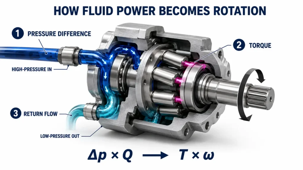 Hydraulic-Motor-Convert-Fluid-Power-Into-Rotation